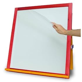 CLEAR OVERLAY - large semi rigid plastic sheet suitable for use with drywipe ...
