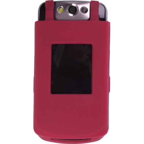 Wireless Solutions Gel Case for BlackBerry Pearl Flip 8220, 8230 (Red)