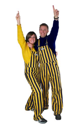 Navy/Yellow Game Bibs Overalls