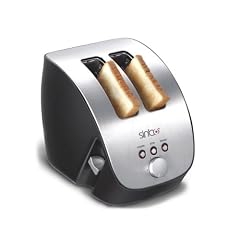 Design Edelstahl Toaster 2 Scheiben 45mm Kr�melfach