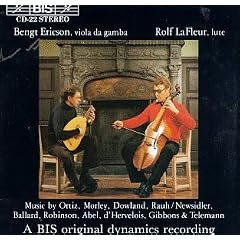 Lute da Gamba. Music by Ortiz, Morley, Dowland et al.
