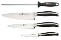J.A. Henckels Twin Cuisine 3-Piece Knife Set with Bonus Sharpening Steel