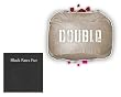 Comfort Sac Double Sac Black Faux Fur By Elite Furniture