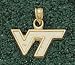 Anderson Jewelry Virginia Tech Hokies 3/8 Gold Charm