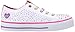 Skechers Kids Twinkle Toes Chit Chat Light-Up Lace-Up Sneaker,White/Multi,12.5 M US Little Kid