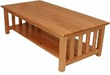 Elite 38-2047-008 Oakridge Coffee Table-Medium Oak