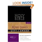 KJV Gift and Award Bible, Revised, with Leather-Look Cover by  Zondervan