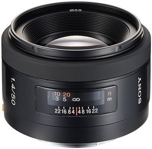 Sony 50mm f/1.4 Lens for Sony Alpha Digital SLR Camera