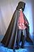 MITTELALTER CAPE UMHANG GOTHIC LARP KNECHT WGT VAMPIR 5003 Schwarz