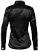 NE PEOPLE Womens Light Weight Long Cuff Sleeve Button Down Satin Shirt (S-3XL)