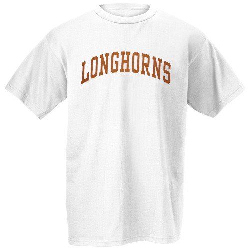 Texas Longhorns White Arch Logo T-shirt