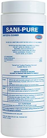 12 x 20 fl oz. SANI-PURETM- Sanitizer and Cleaner EPA Food Service Equipment