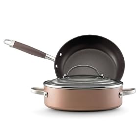 Buy Anolon Advanced Bronze Collection Hard Anodized Nonstick Cookware Gift Set, 3-Piece now!
