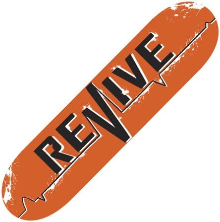 Skateboard Deck, 8.5" Orange Lifeline Deck