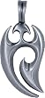 BICO AUSTRALIA JEWELRY (E1) MAUI - WATER SPIRIT - Comes with a Generic 18 inch (to 20in) Adjustable 4mm Black Rubber Necklace.