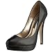 French Connection Women's January Platform Pump,Black,36 M EU/6 M US