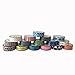 Premium Washi Masking Tape Collection (SET OF 16) by Kimono Tape - Vibrant Decorative Japanese Paper Tapes - Special Edition I