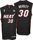 Michael Beasley Black adidas NBA Swingman Miami Heat Youth Jersey - Large (14-16)