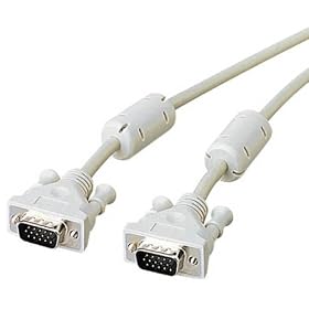 ELECOM �X���������f�B�X�v���C�P�[�u�� D-Sub15pin(mini)�I�X-D-Sub15pin(mini)�I�X 1.0m CAC-1