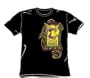 Jimi Hendrix - Blacklight Poster - Youth Black S/S T-Shirt For Boys