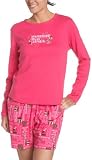 Cinema Etoile Women's Long Sleeve 3 Piece Pajama Set