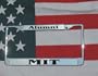 MIT Chrome Laser Engraved License Plate Frame