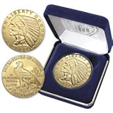 1929 $5 Gold Indian Proof With Display
