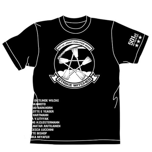 Cover image : ストライクウィッチーズ STRIKEWITCHES Tシャツ ブラック サイズ:M