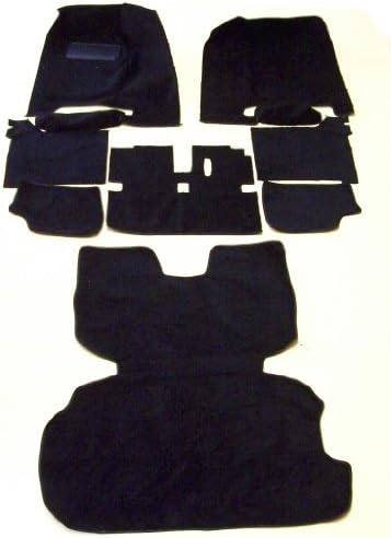 Newark Auto Replacement Carpet for Early 280Z 1977 Datsun/Nissan Black Cut Pile with 20 Ounce Padding