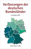 Verfassungen der deutschen Bundesländer: Mit den Verfassungsgerichtsgesetzen