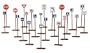 SceneMaster  HO Scale Street & Highway Signs