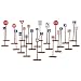 SceneMaster  HO Scale Street & Highway Signs