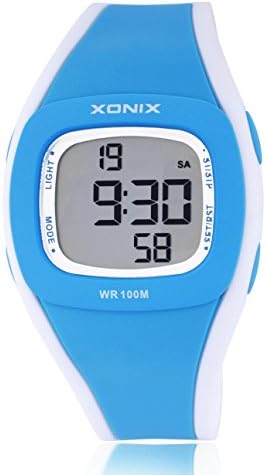 Wome's Multifunctional Digital Watches LED Alarm Waterproof Wrist Watch with Chronograph Chime