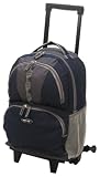 Olympia 18" Rolling Backpack, Navy, One Size