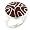Sterling Silver Red Mother Of Pearl Swirl Ring