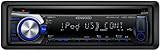 Kenwood KDC-4551UB CD-MP3-Tuner (Apple iPod-ready, USB 2.0) schwarz mit blauer Tastenbeleuchtung