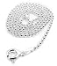 Jewelry : 1.5mm Sterling Silver 18' Bead or Ball Chain Necklace