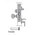 2.75 Backset Entry Handled Lever Mortise Lock