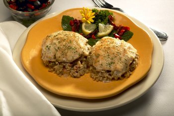 Crab Stuffed Sole; 5 (5oz.) Entree's