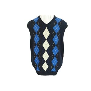 Tasso Elba Golf Argyle Sweater Vest