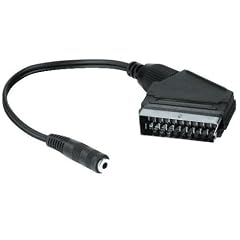 Hama Adapter Scart-Stecker - 3,5 mm Klinken Kupplung Stereo