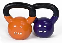 j/fit 20-25lb Vinyl Kettlebell Set