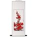 Handmade Plum Blossoms Scroll Wall Art Painting