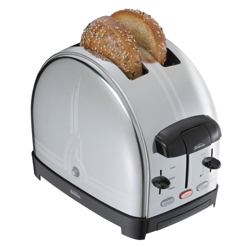 Sunbeam 3916 Heritage Series 2-Slice Toaster, Stainless Steel
