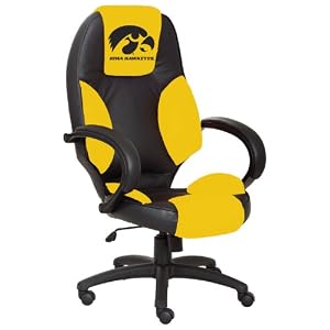 Iowa Hawkeyes Leather Office Chair