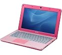 Sony - Vaio VPC-W11S1E/P - Netbook 10.1" - Intel Atom N280 - Webcam - 0.3 Mpix - Wifi - Bluetooth - RAM 1 Go - HDD 160 Go - Rose