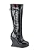 BRAVO-100, 5'' Gothic Platform Wedge Knee Boot, Demonia by Pleaser USA