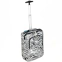 Frenzy Safari 17 Inch Cabin Approved Trolley Case (Zebra Black)