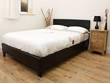 Snuggle Nadia 3ft Single Frame Black (Black Stitching)