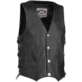River Road Wyoming Nickel Classic Leather Vest